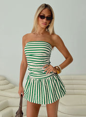 Montebello Strapless Mini Dress Multi