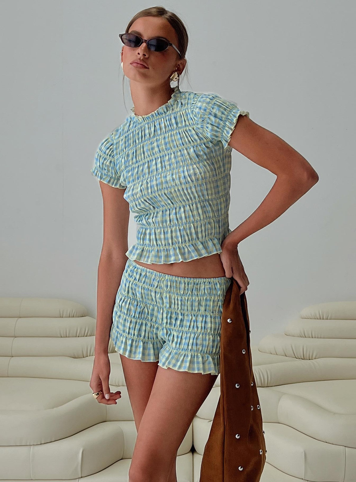 Go Retro Shirred Set Multi