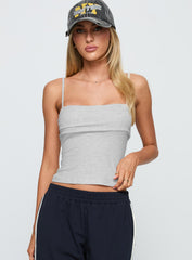 Race My Mind Top Grey Marle