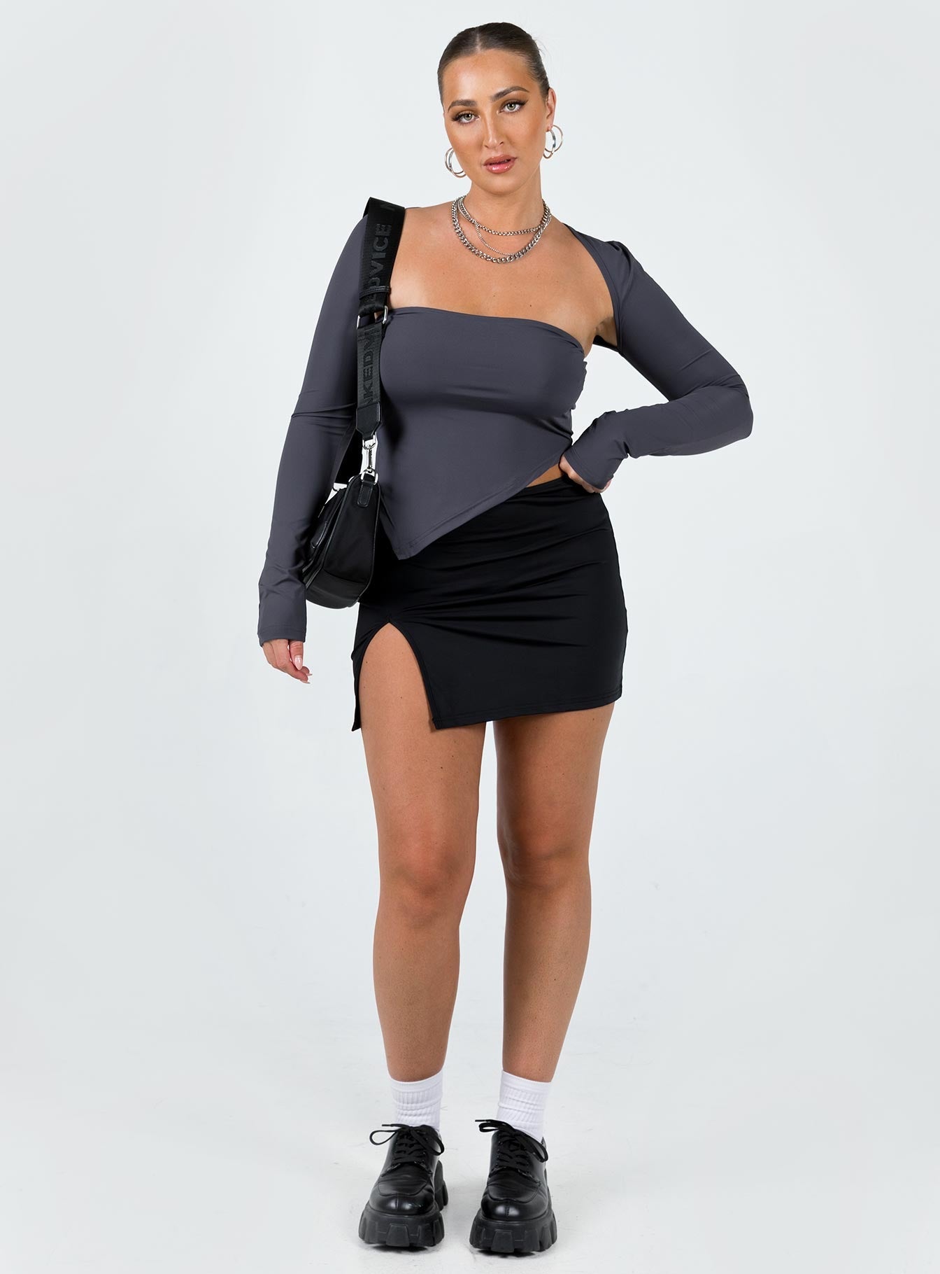 Lowell Mini Skirt Black