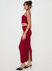 Martha Set Burgundy