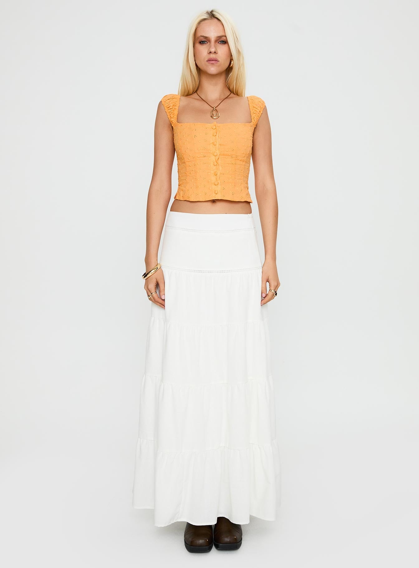 Jenalee Top Orange